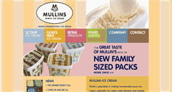 Desktop Screenshot of mullins-icecream.com