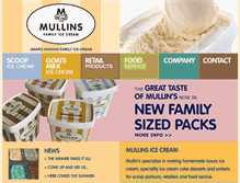 Tablet Screenshot of mullins-icecream.com